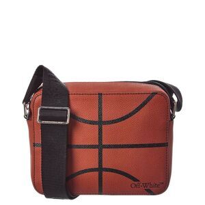 Off-White™ Basketball Leather Crossbody, Orange